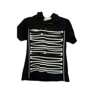 Christian Dior “J’Adore Dior” Black Polo Collared T-Shirt